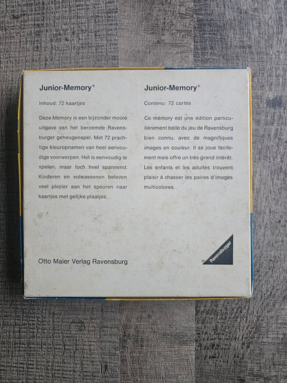 Ravensburger Junior memory 1969 compleet spel 72 kaartjes