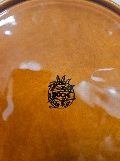 Boch la Louviere fondueborden bruin