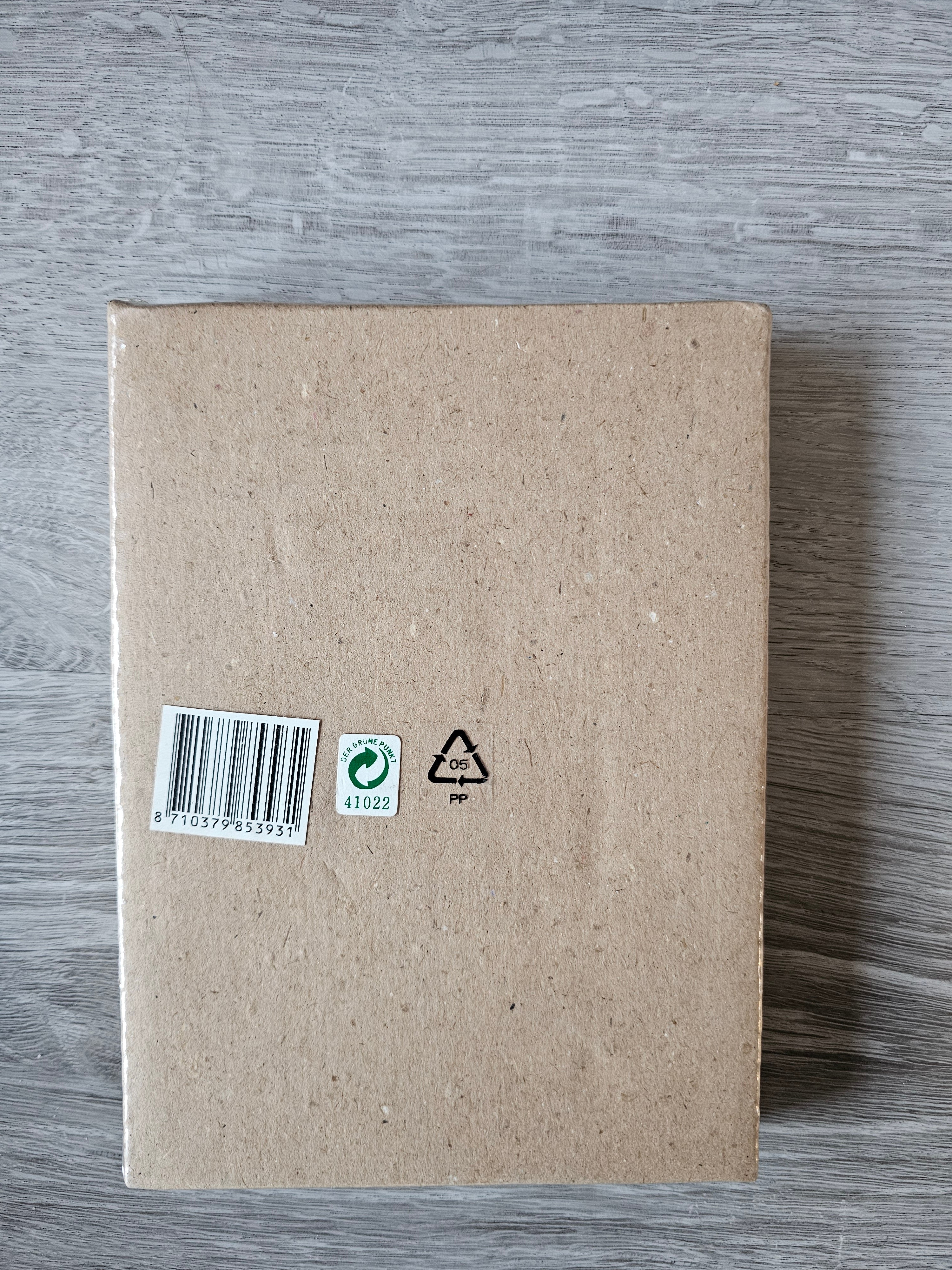 Set van zes houten kaarsen jaren 70 originele verpakking