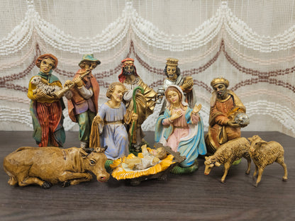 Kerststal figuren set – Made in Italy 12-delig resin