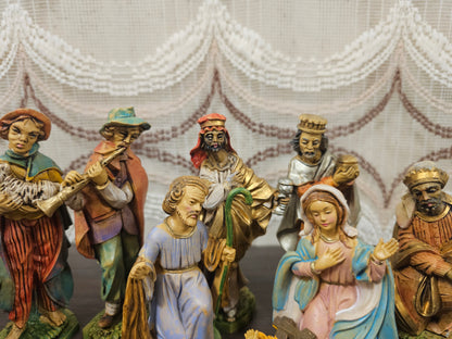 Kerststal figuren set – Made in Italy 12-delig resin