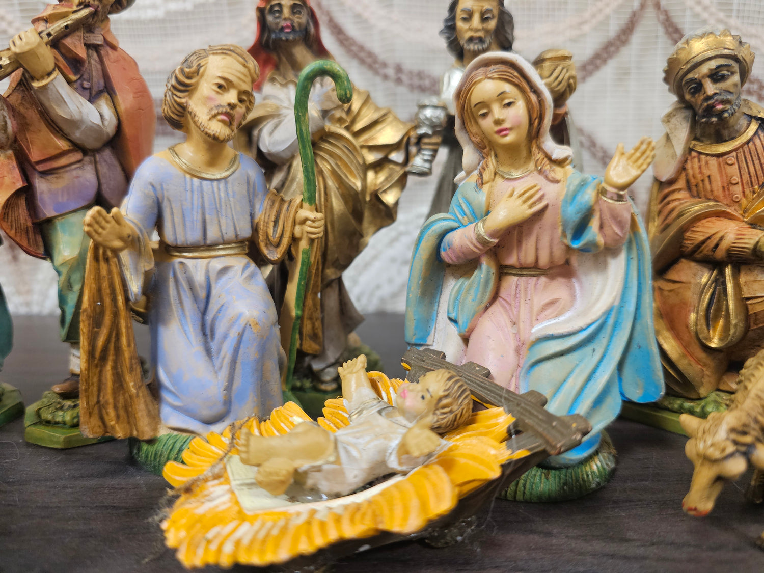 Kerststal figuren set – Made in Italy 12-delig resin
