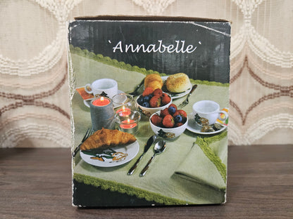 Vintage kinderservies Annabelle 16-delige set met hertje