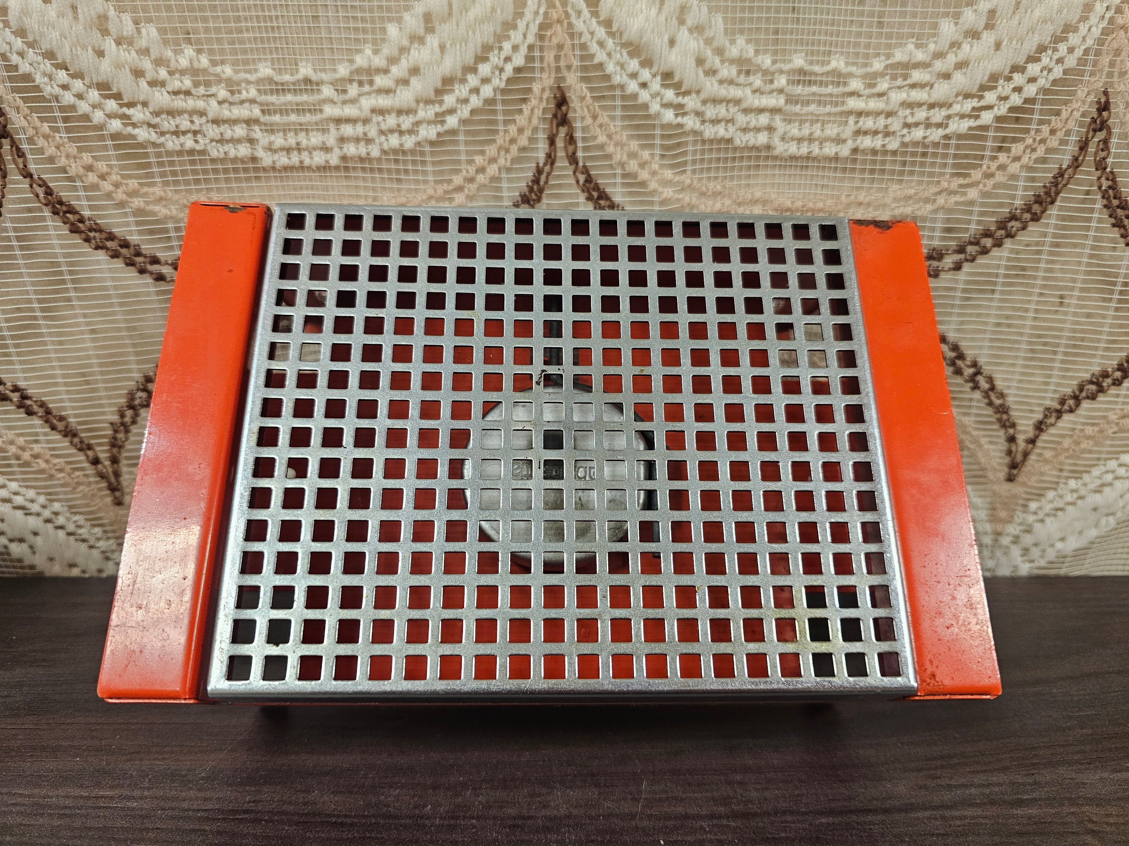 Brabantia rechaud jaren ’70 oranje warmhouder klein model