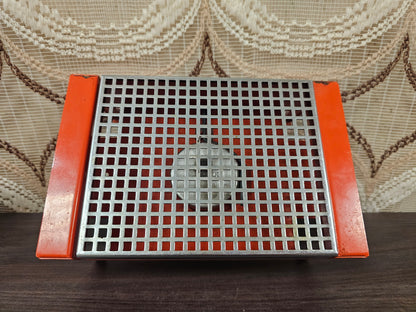 Brabantia rechaud jaren ’70 oranje warmhouder klein model