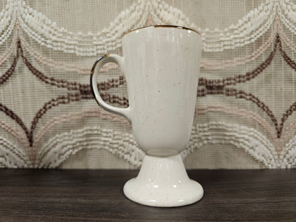 Wildflower vintage beker met oor roze bloemen