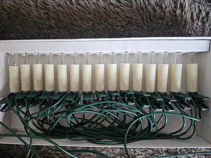 Hema kerstboomverlichting vintage 15 klemlampjes in doos
