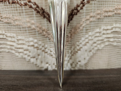 Vintage glazen ijspegel met gesuikerde rand 11 cm