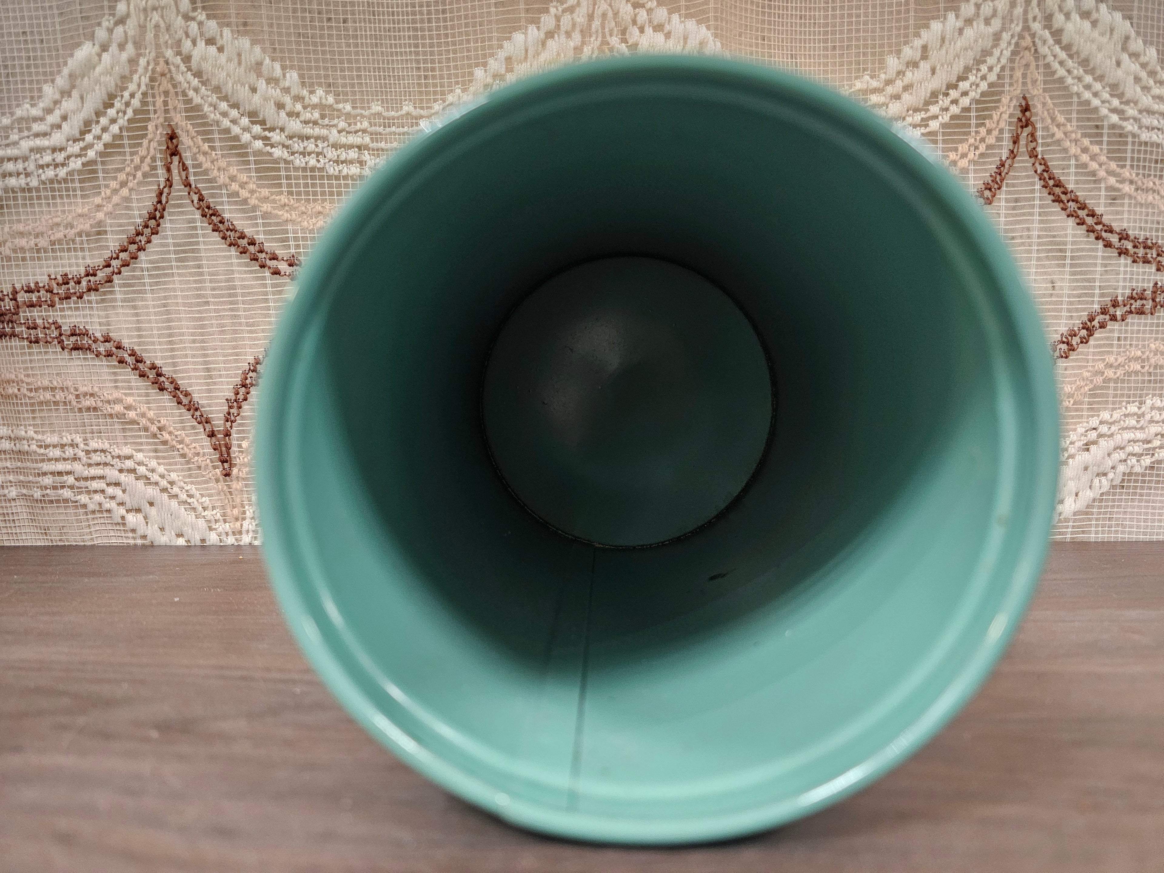Brabantia beschuitbus mintgroen vintage jaren 50