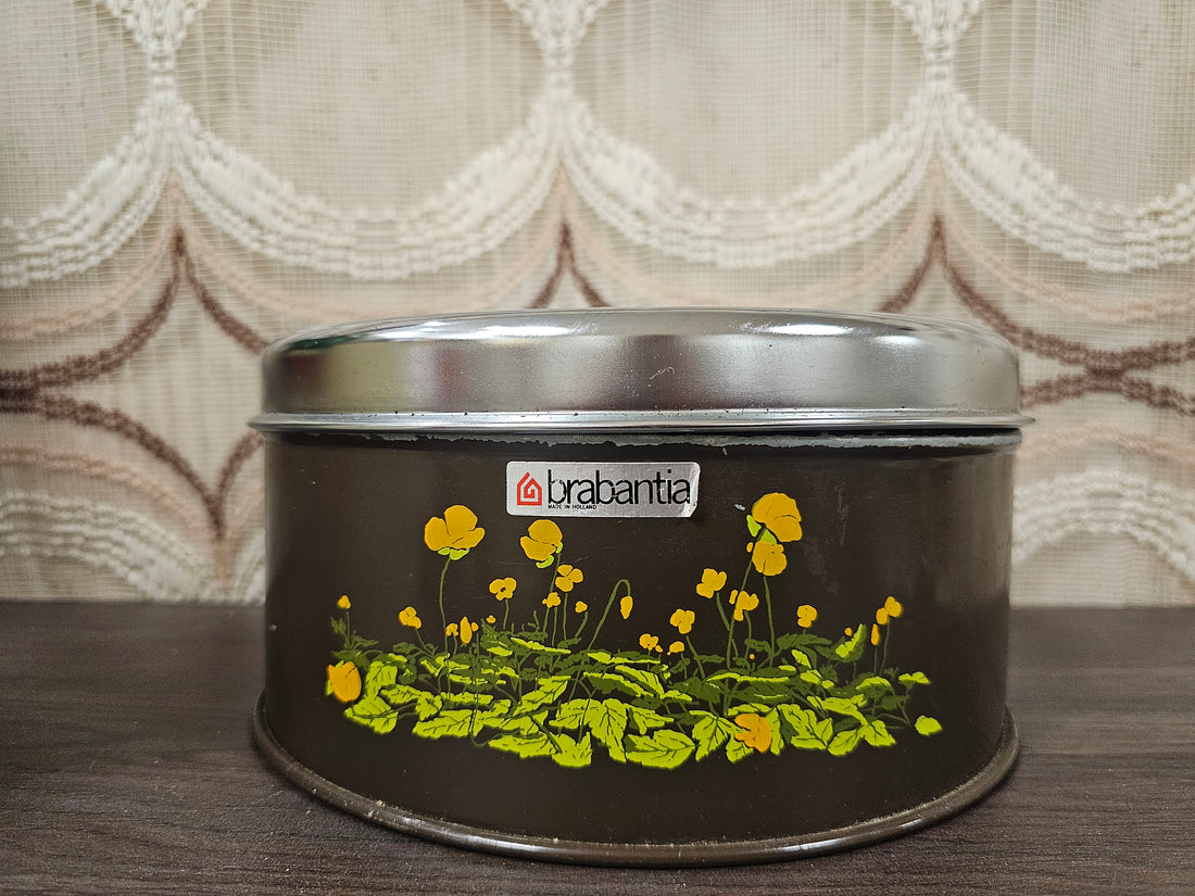 Brabantia koektrommel Boterbloem bruin metaal