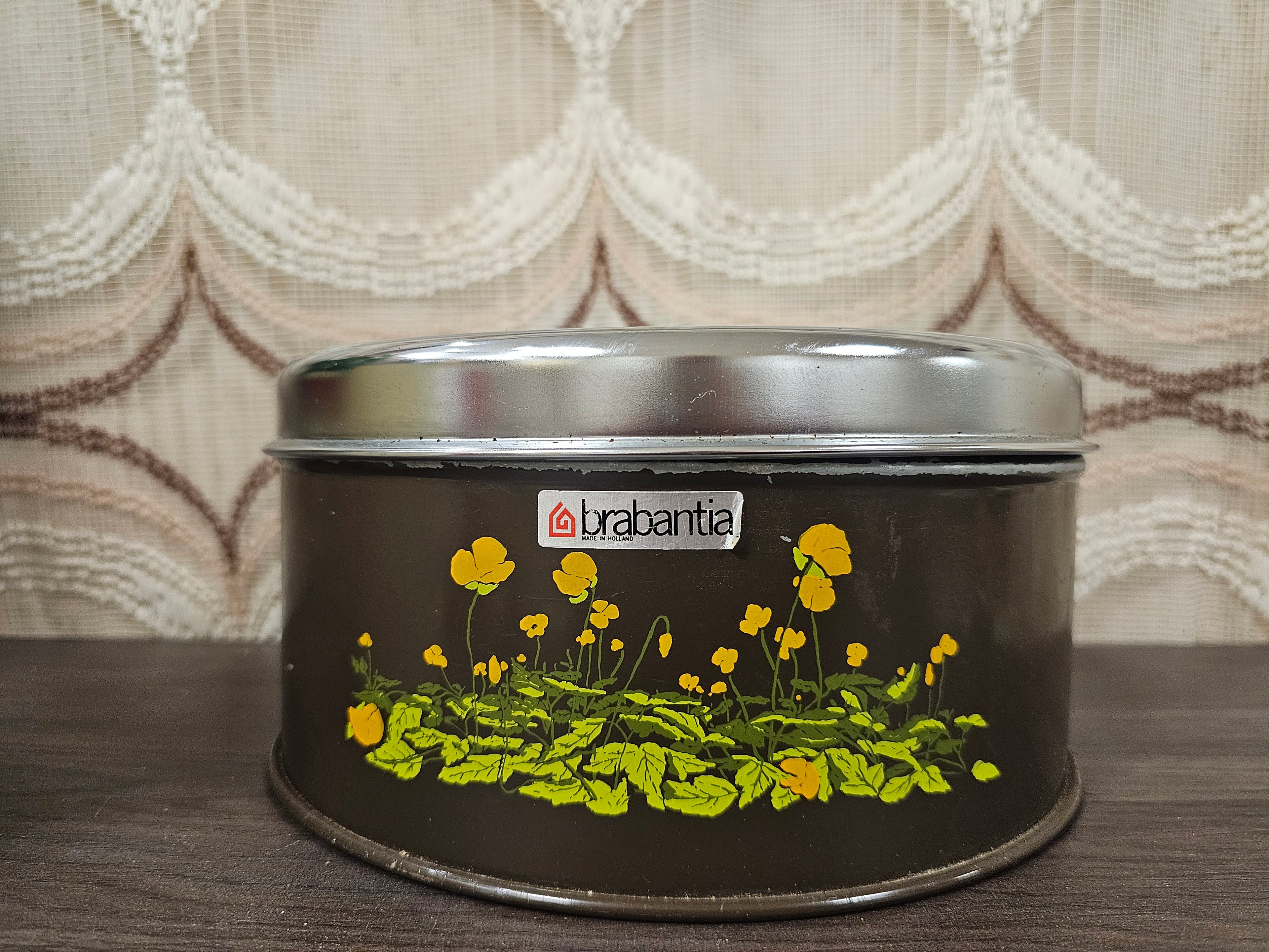 Brabantia koektrommel Boterbloem bruin metaal