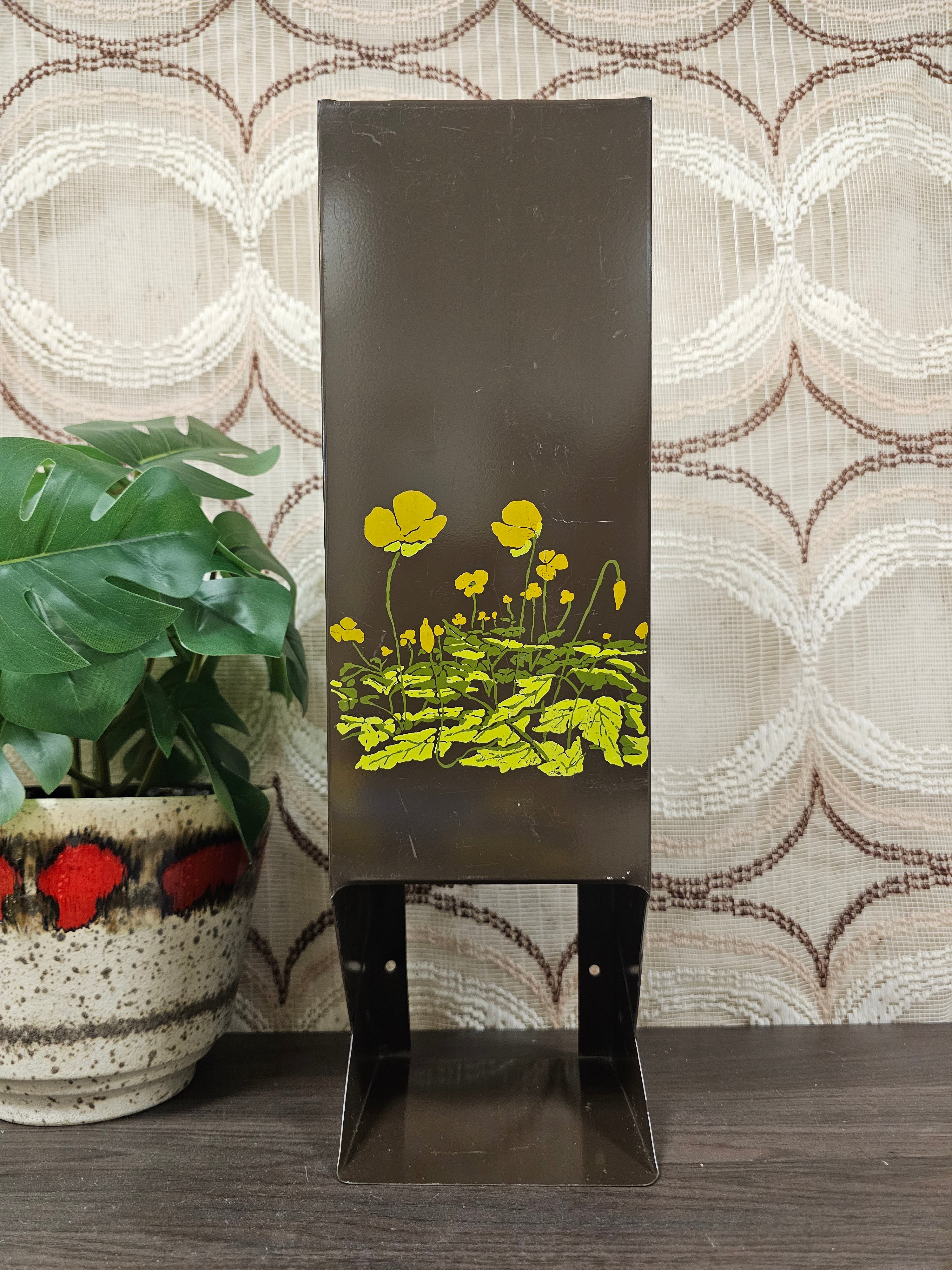 Brabantia toiletpapier houder boterbloem vintage jaren ’70