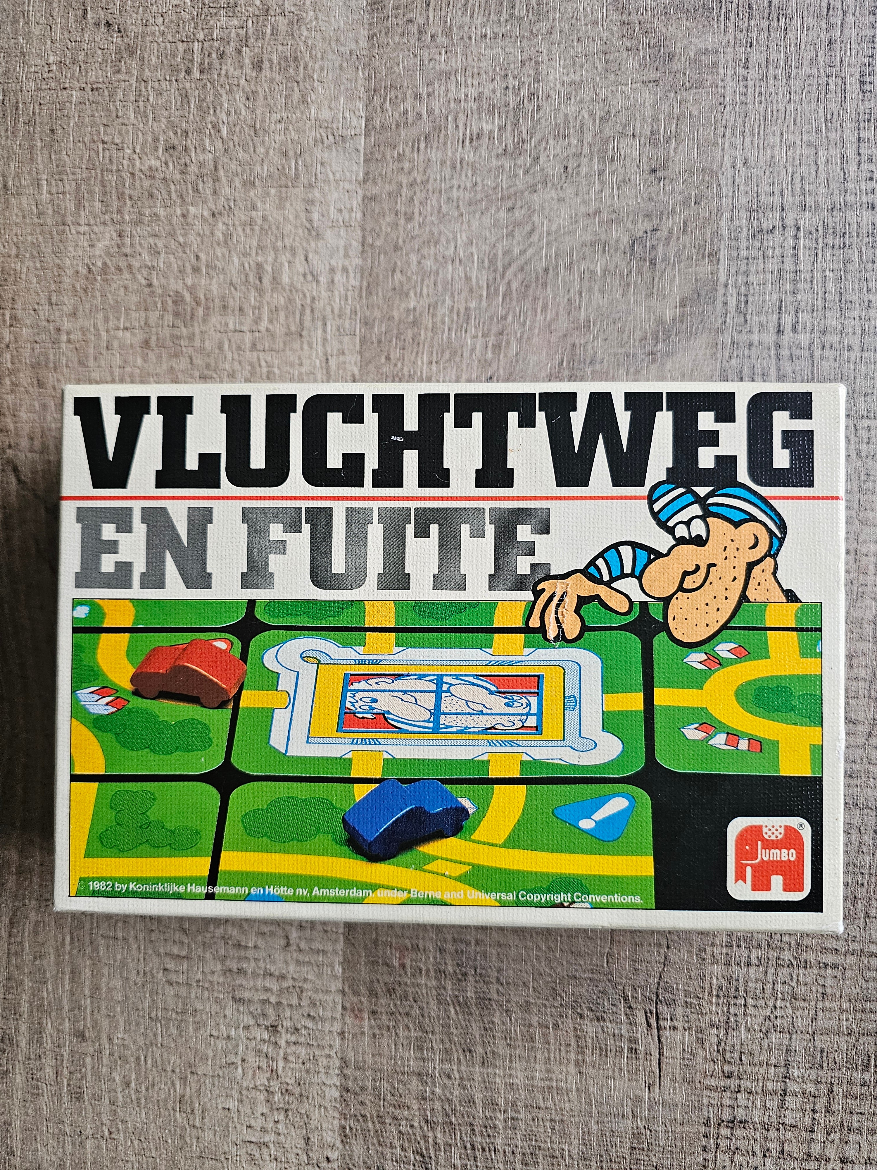 Vluchtweg kaartspel vintage  Jumbo 1982 tactisch spel