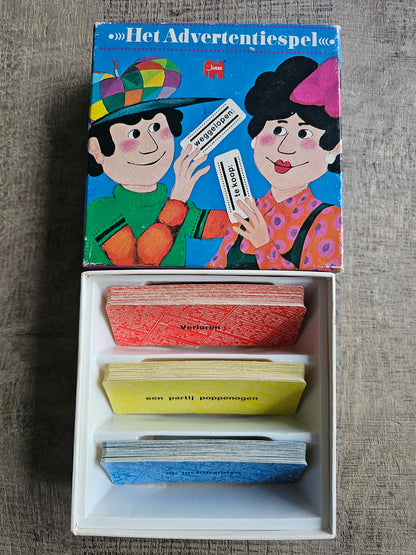 Advertentiespel kaartspel 1981 – vintage