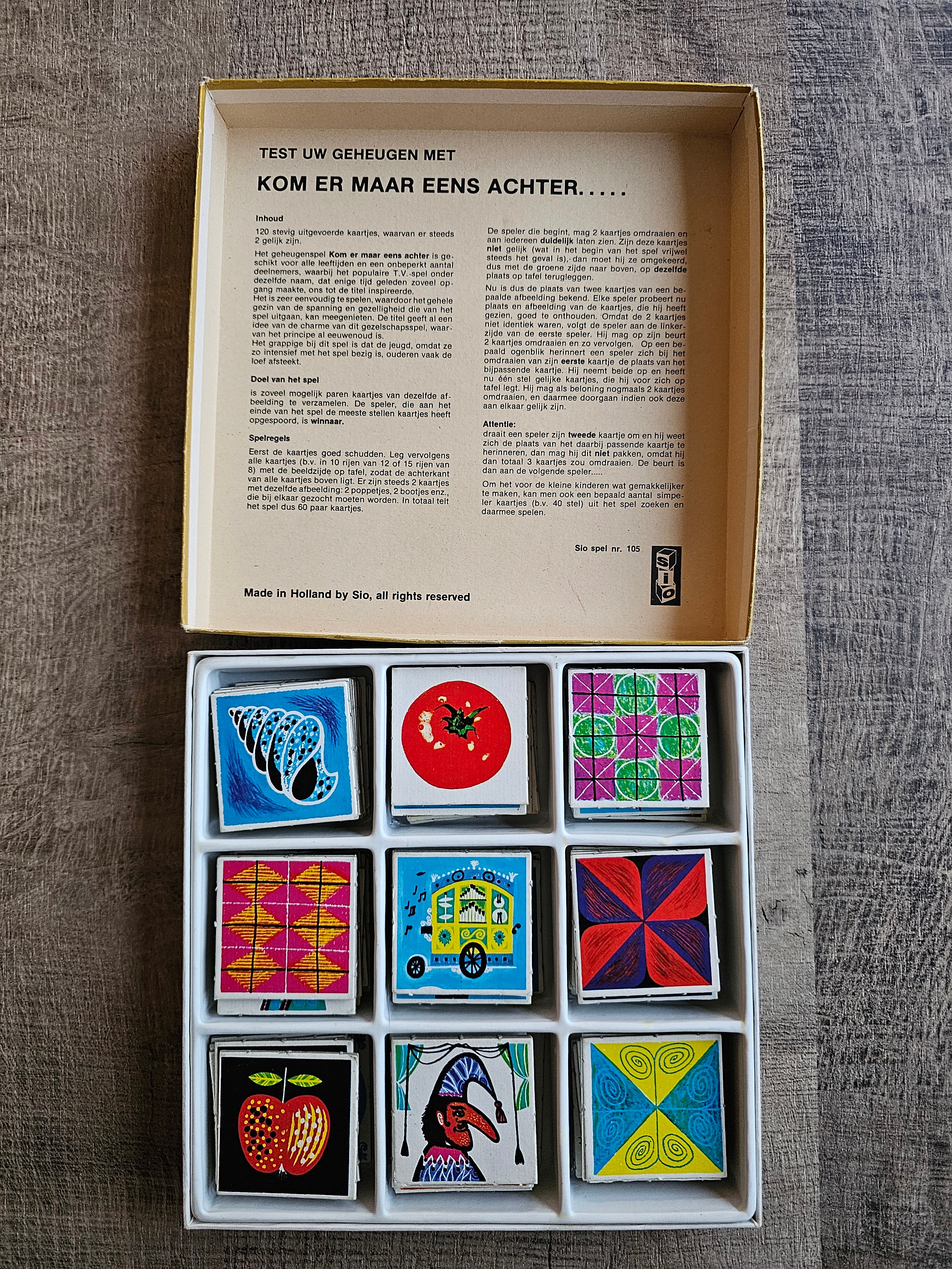 Vintage spel Kom er maar eens achter jaren 70