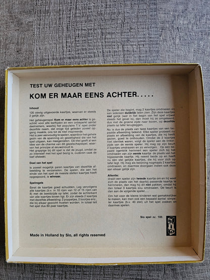 Vintage spel Kom er maar eens achter jaren 70