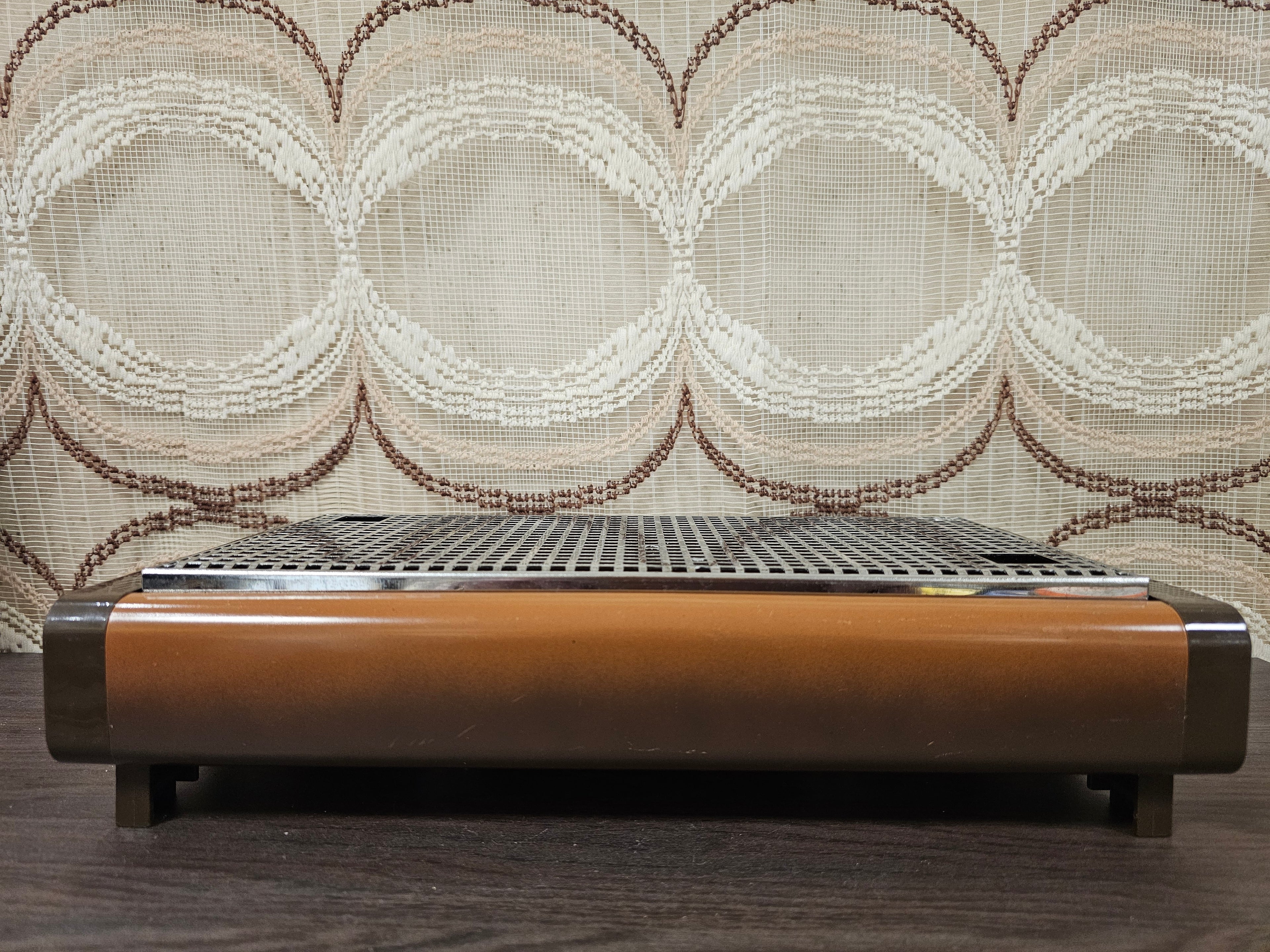 Brabantia rechaud shadow brown vintage jaren 70 warmhouder