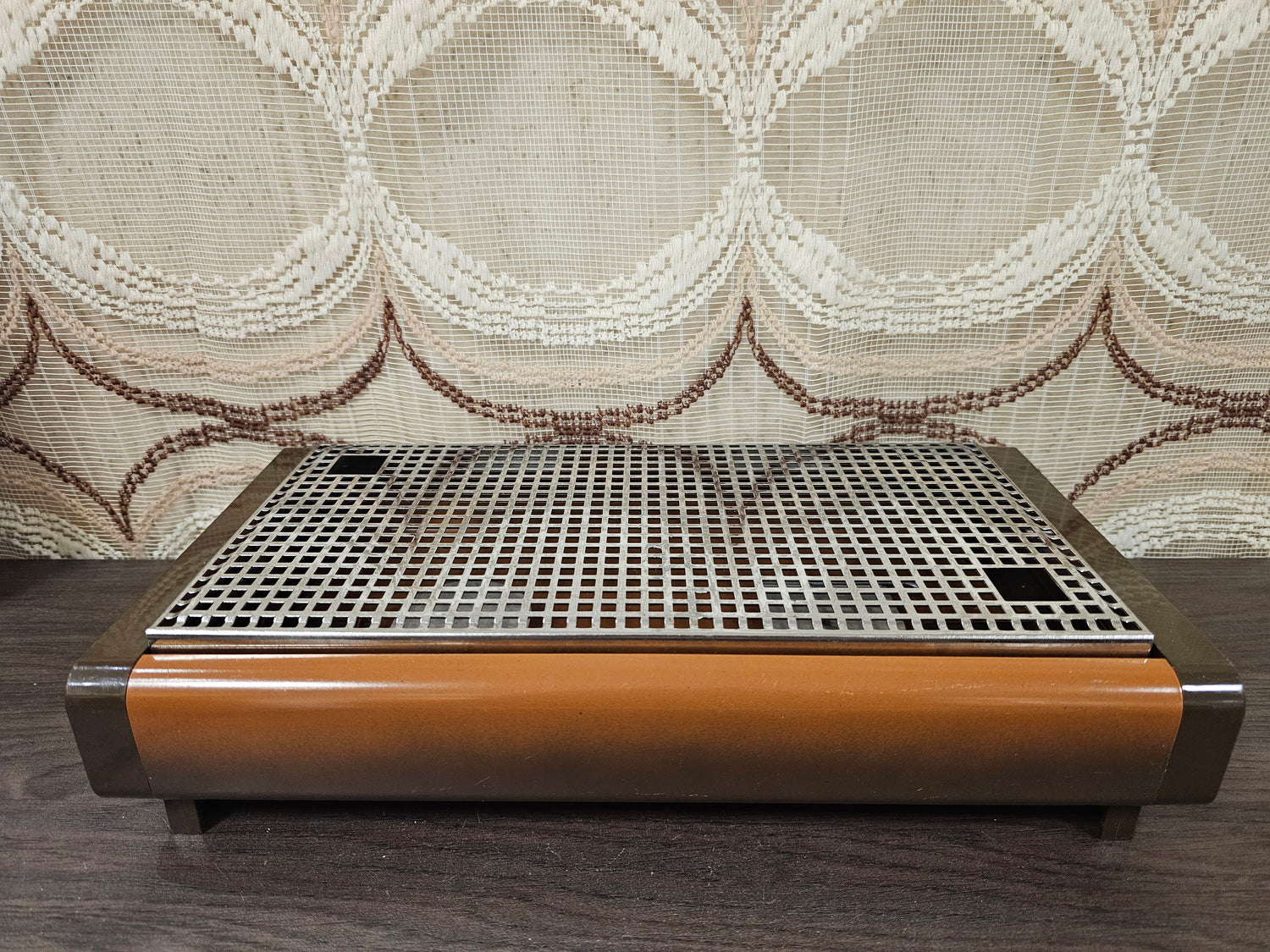 Brabantia rechaud shadow brown vintage jaren 70 warmhouder