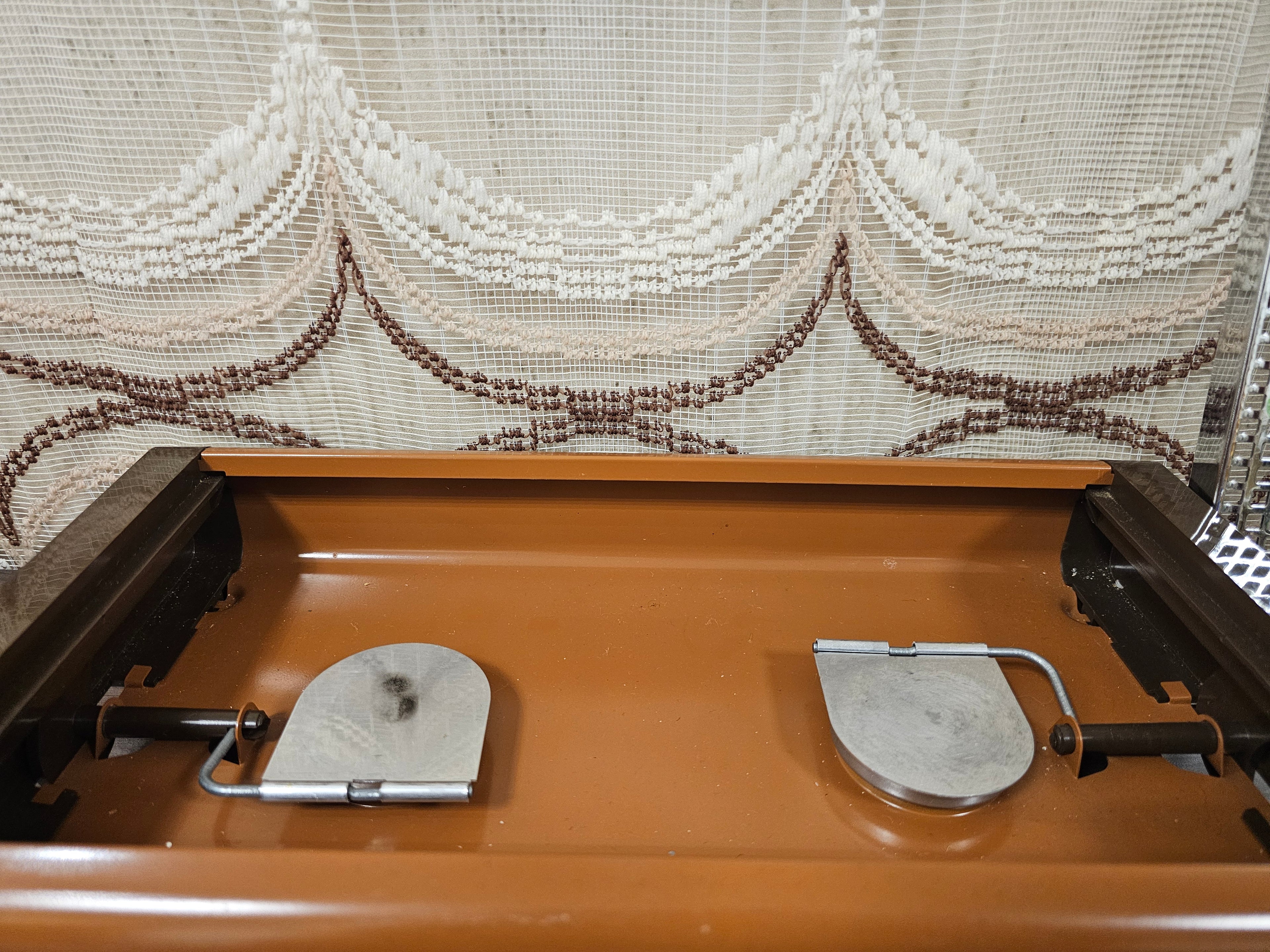 Brabantia rechaud shadow brown vintage jaren 70 warmhouder