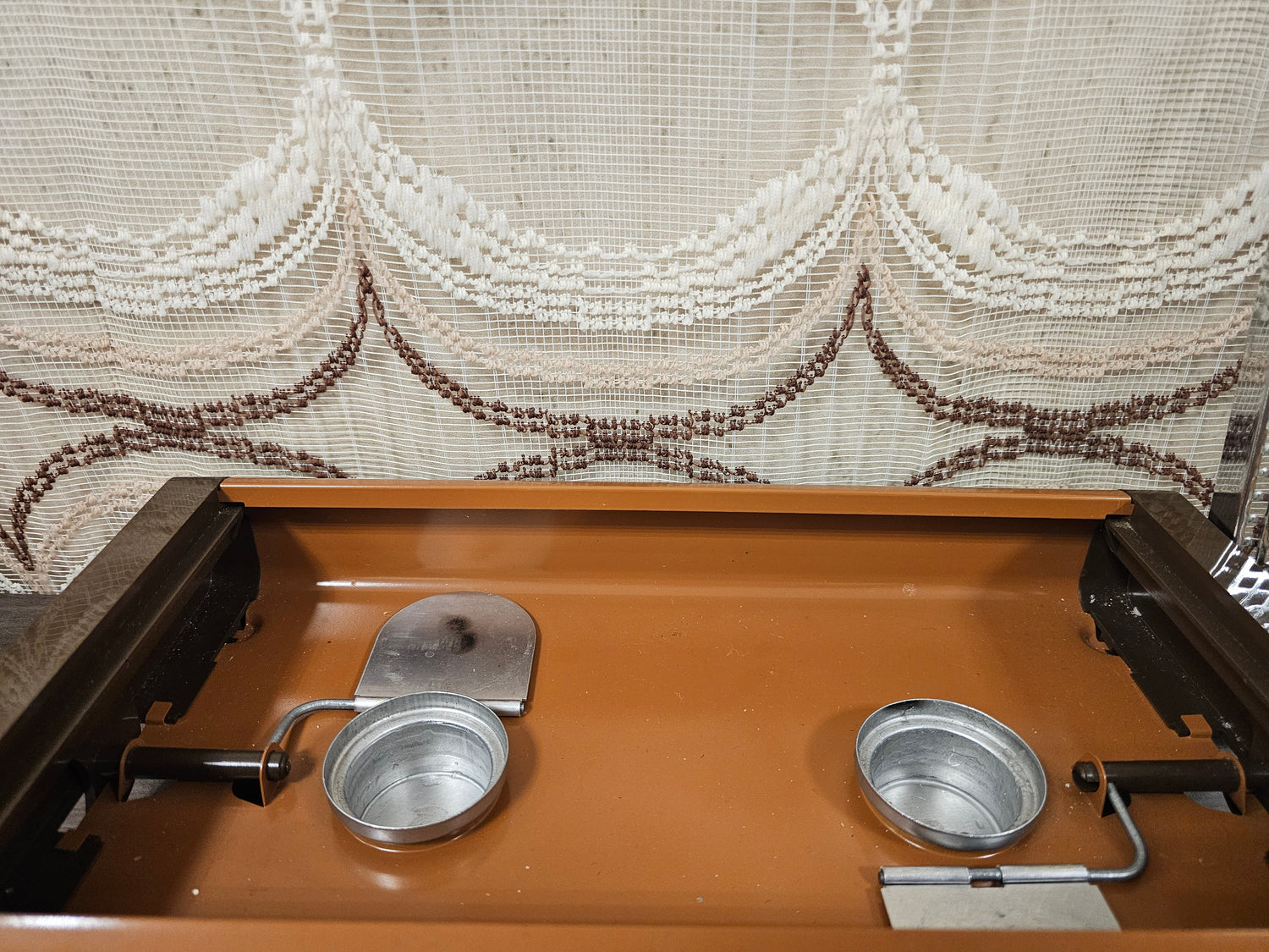 Brabantia rechaud shadow brown vintage jaren 70 warmhouder