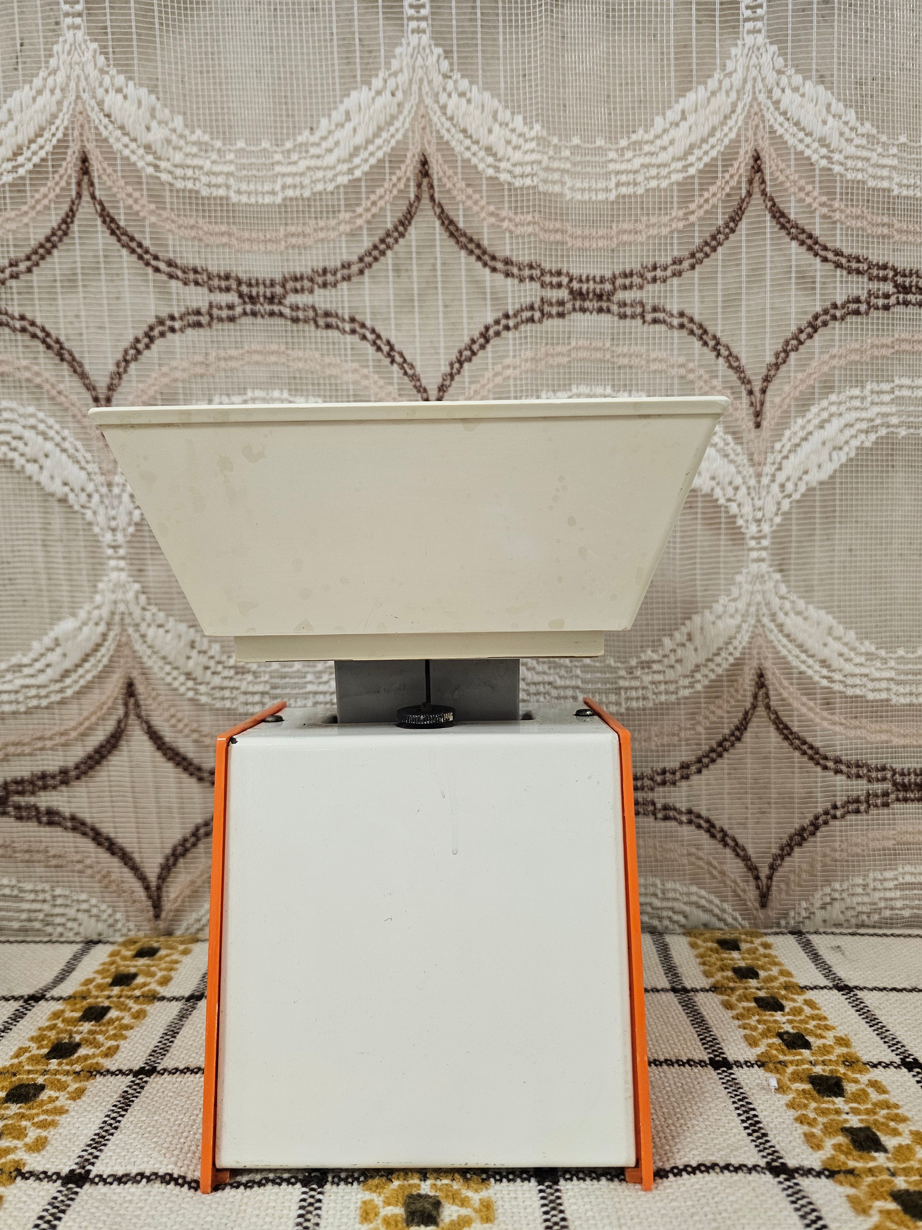 Vintage Soehnle keukenweegschaal oranje