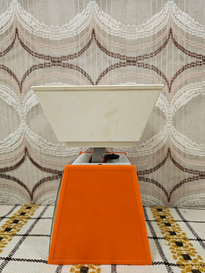 Vintage Soehnle keukenweegschaal oranje