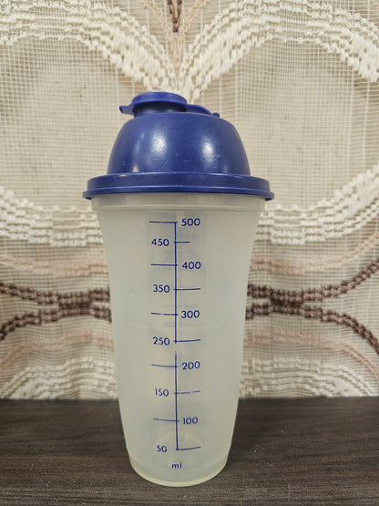 Tupperware Quickshaker blauw slagroomklopper