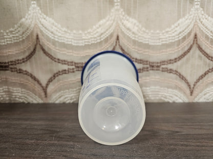 Tupperware Quickshaker blauw slagroomklopper