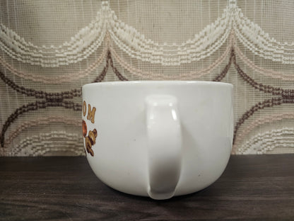 Vintage Mushroom soepkom met recept