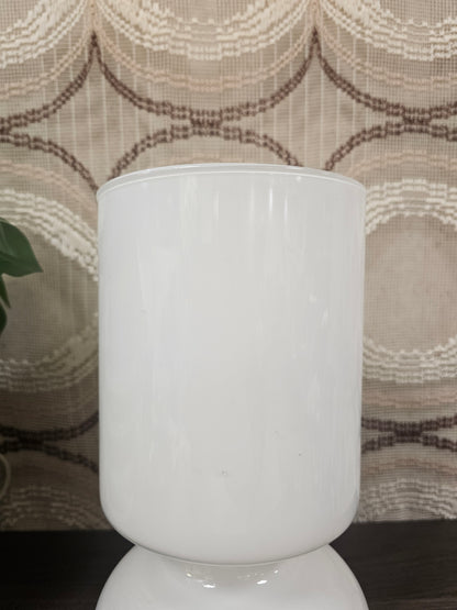 Ikea Lykta witte mushroomlamp  glazen tafellamp