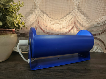 Ikea LOD V413 blauwe wandlamp | Verstelbare metalen muurlamp