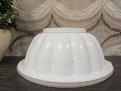 Vintage Tupperware dessertvorm met figuurdeksels | Puddingvorm