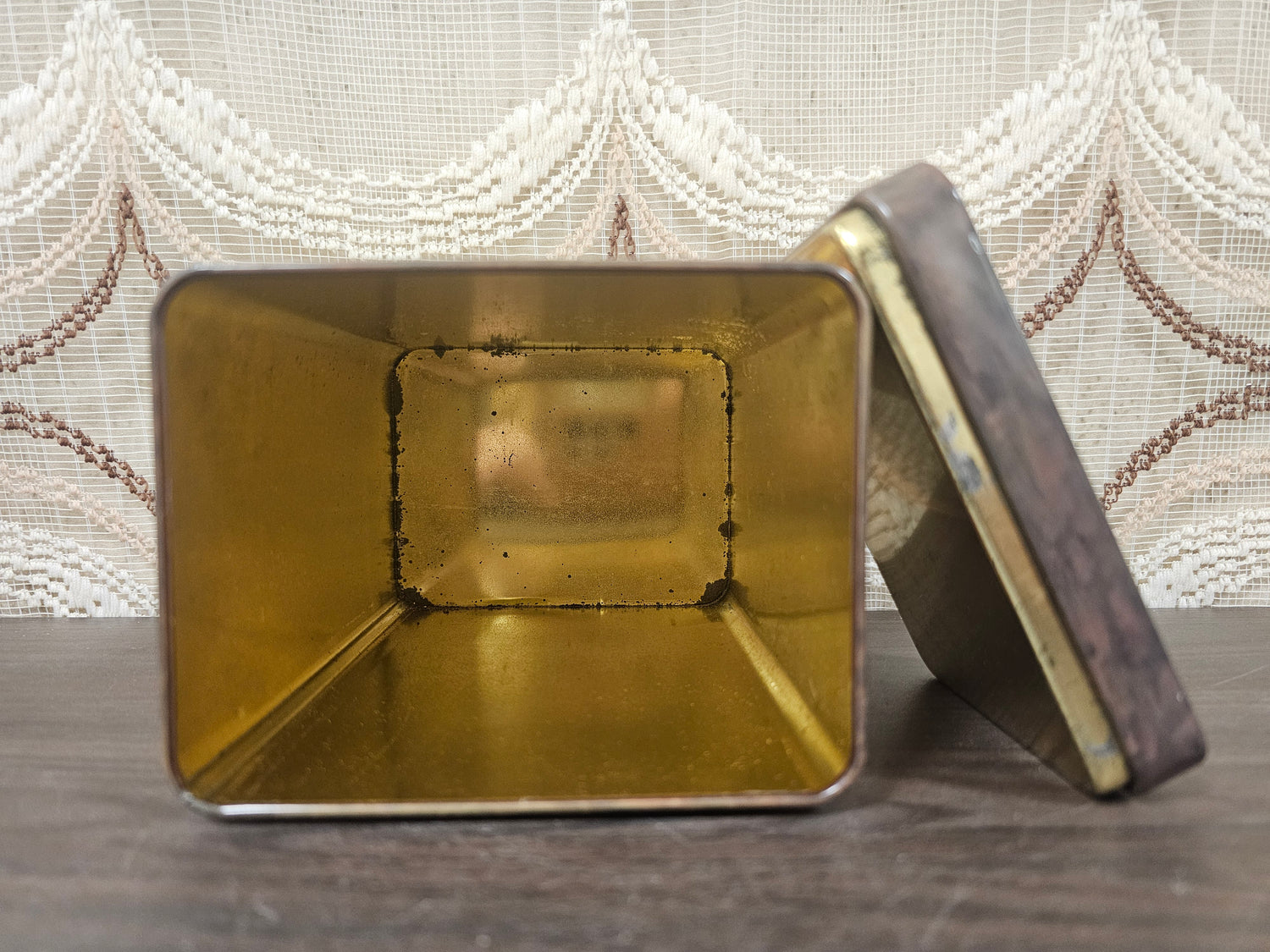 Vintage Douwe Egberts koffieblik bewaarbus voor koffie