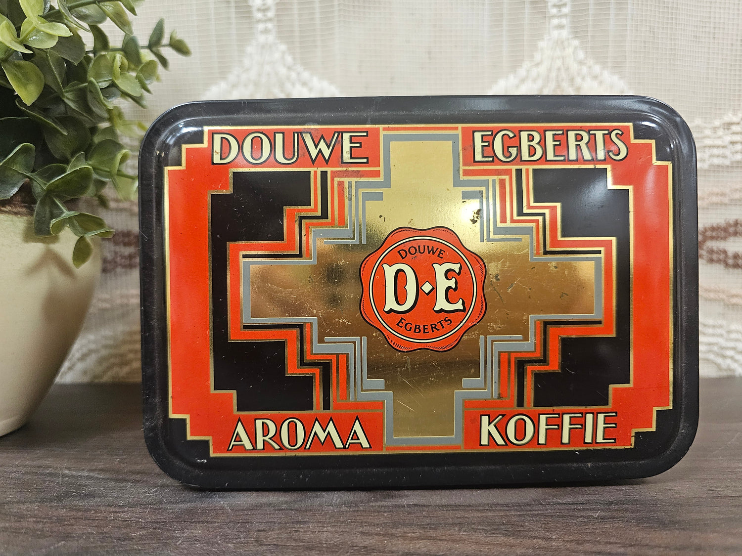 Vintage Douwe Egberts Aroma koffie blik