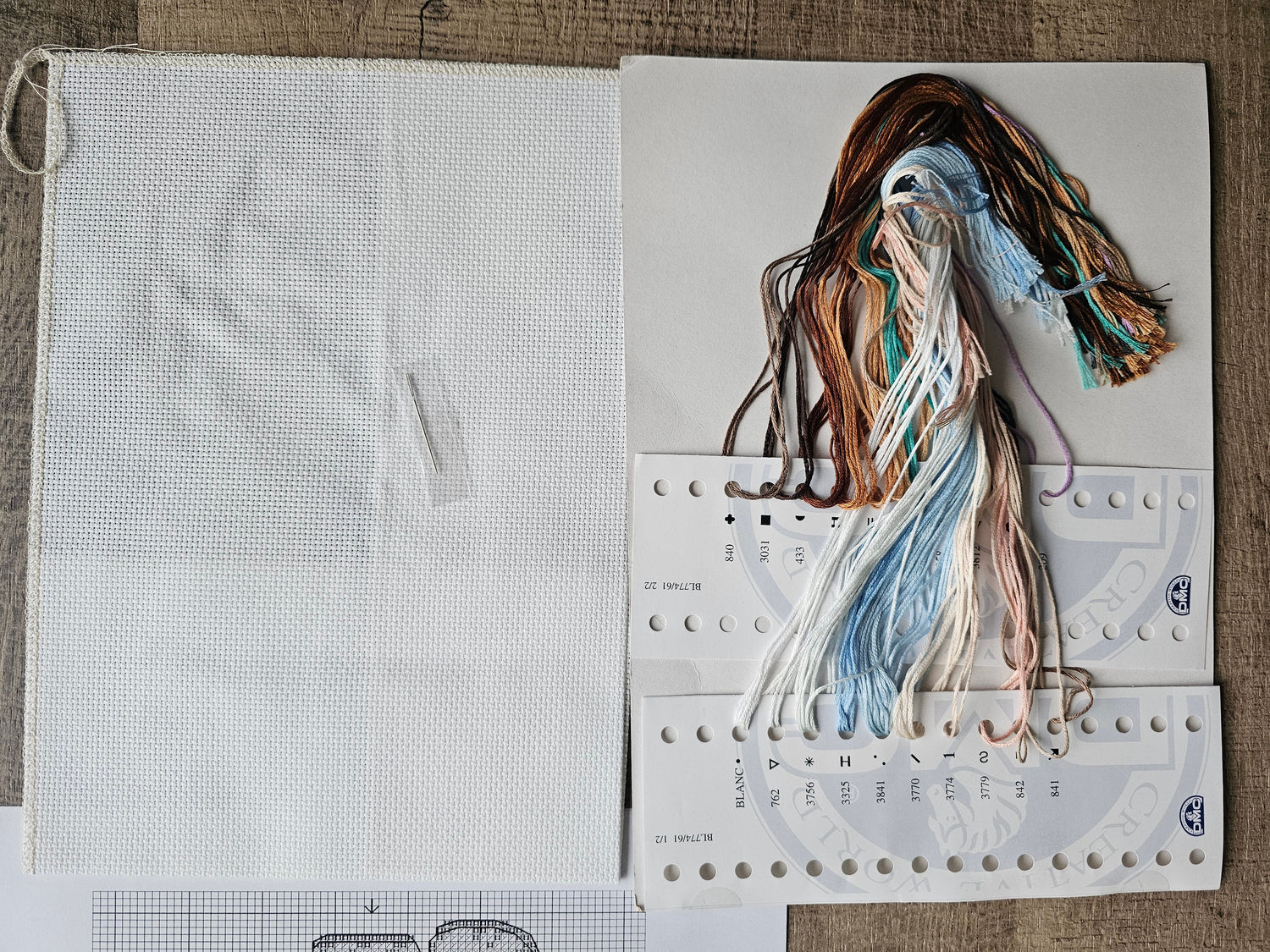 Sarah Kay borduurpakket compleet | DMC borduurset 12 x 23 cm