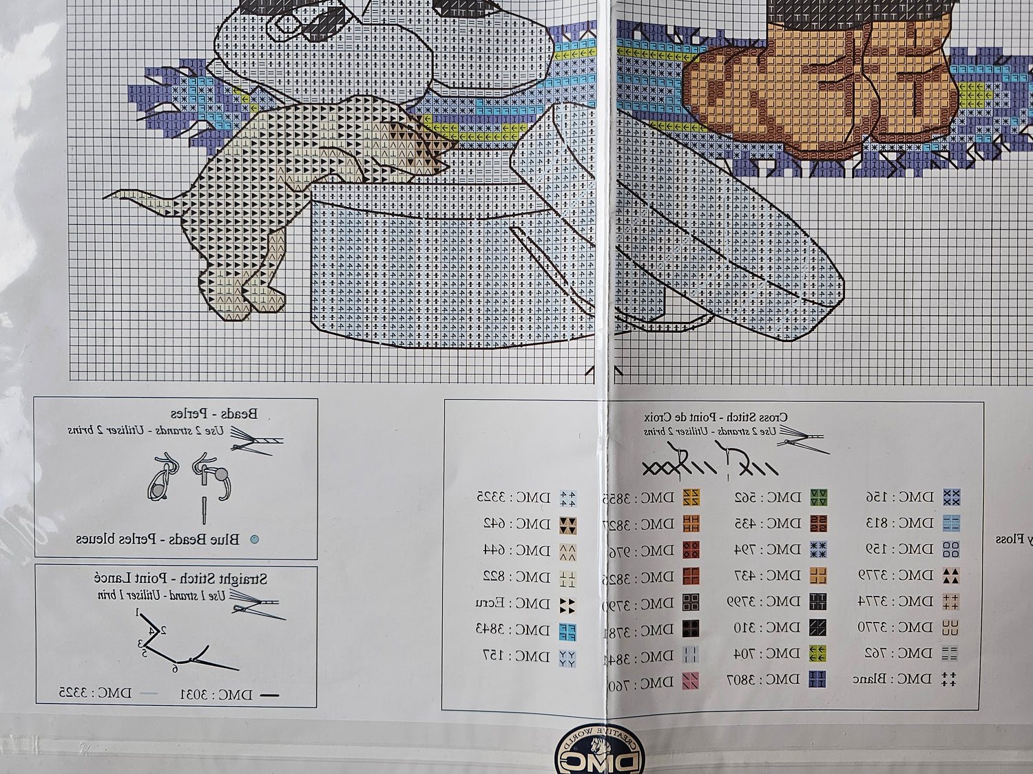 Sarah Kay borduurpatroon New Hat | DMC kruissteekpakket