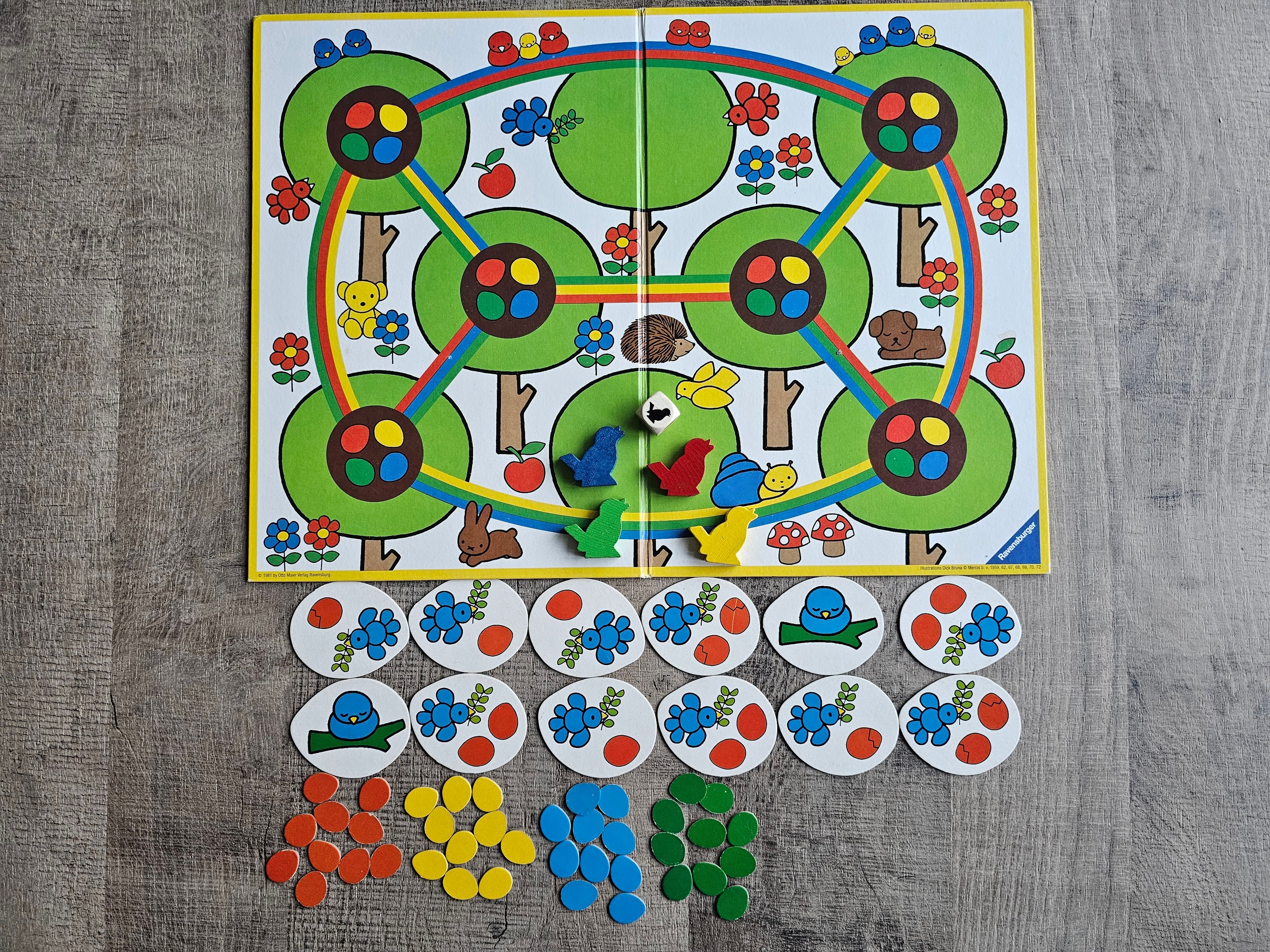 Het Koekoekspel Ravensburger vintage spel