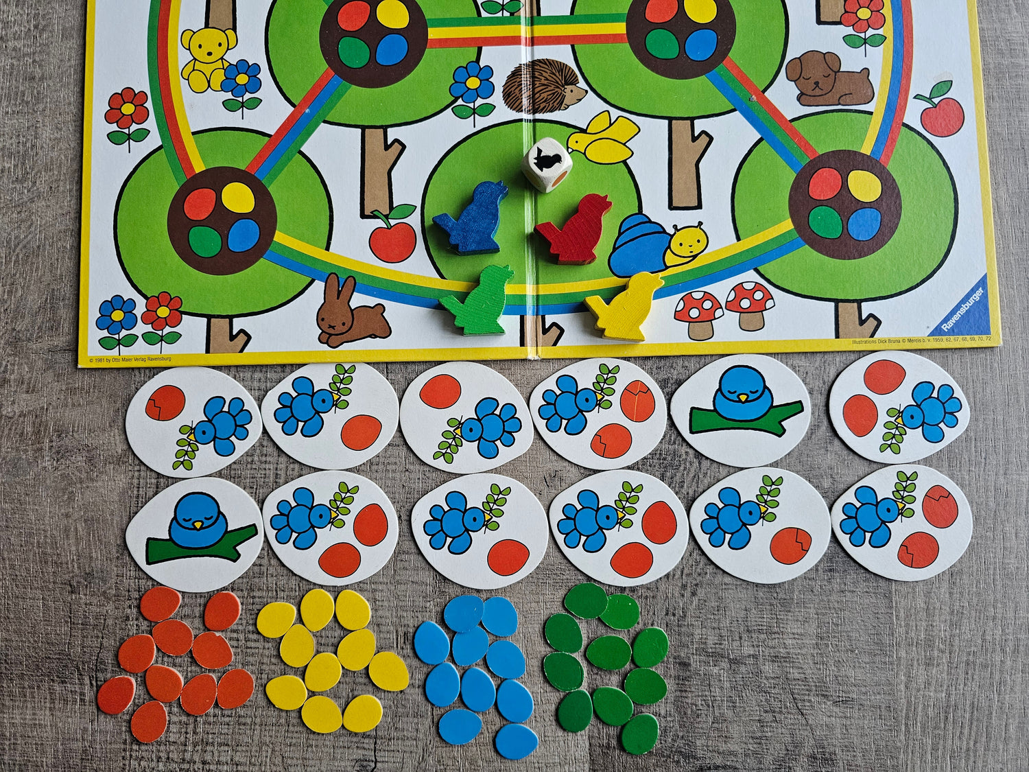 Het Koekoekspel Ravensburger vintage spel