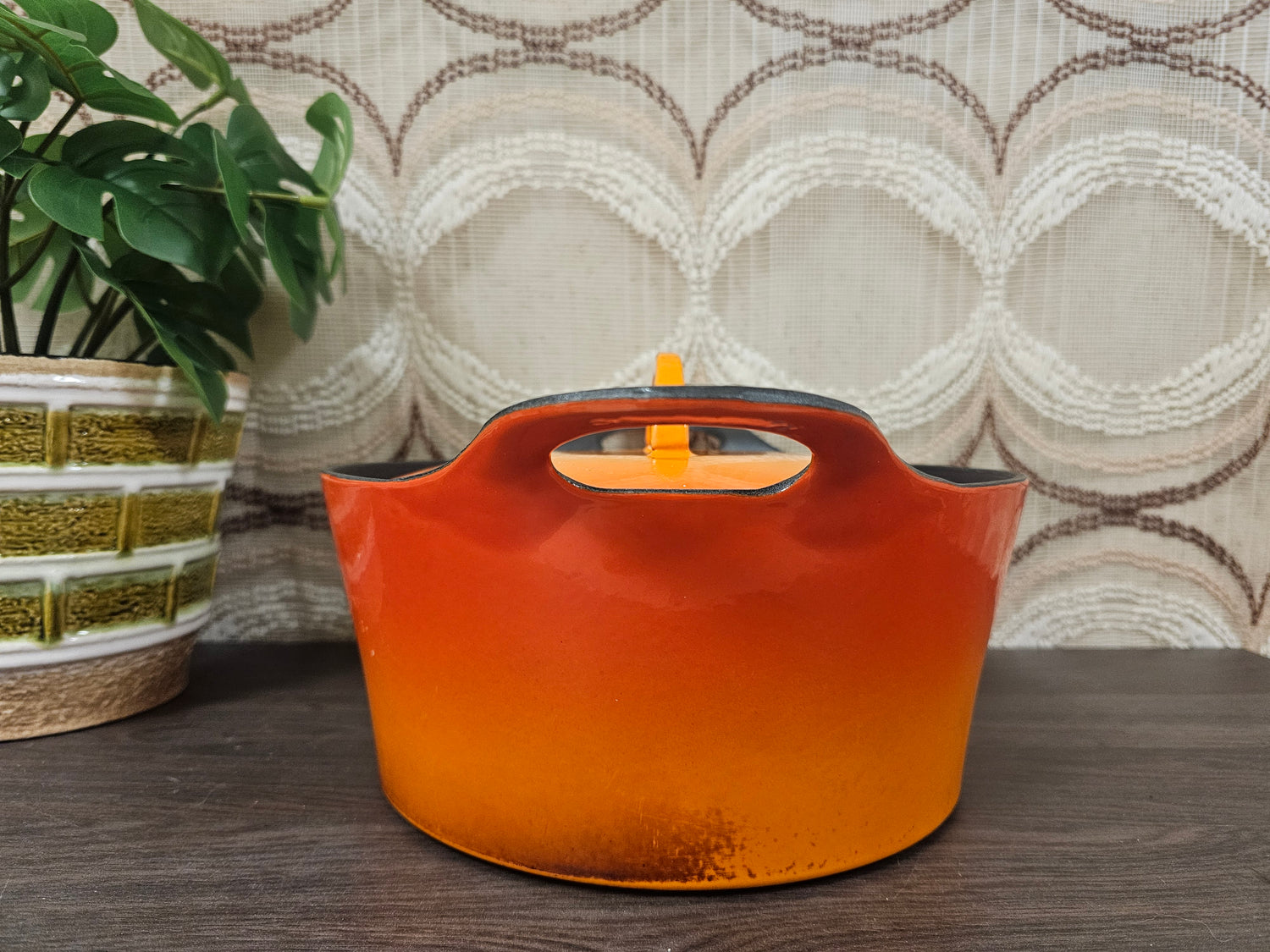 Hackman gietijzeren braadpan oranje 25 cm