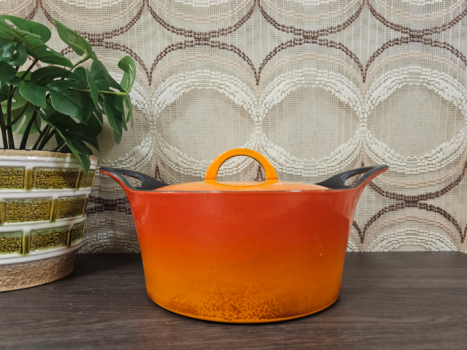 Hackman gietijzeren braadpan oranje 25 cm