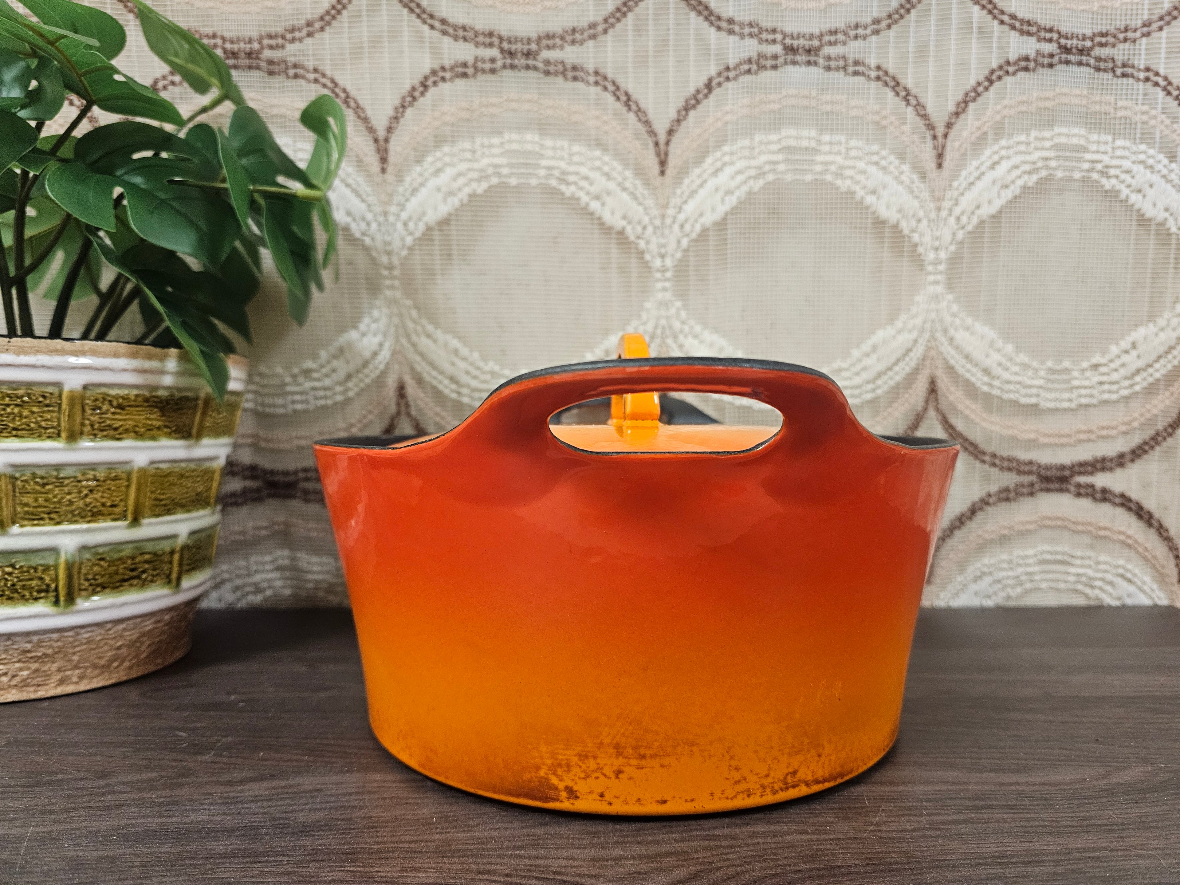 Hackman gietijzeren braadpan oranje 25 cm