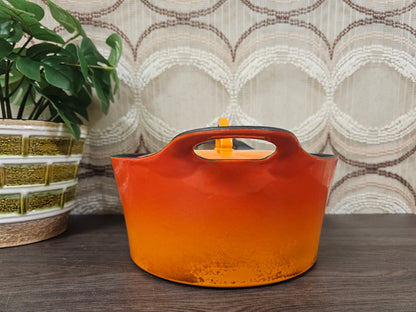 Hackman gietijzeren braadpan oranje 25 cm