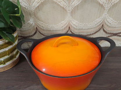 Hackman gietijzeren braadpan oranje 25 cm