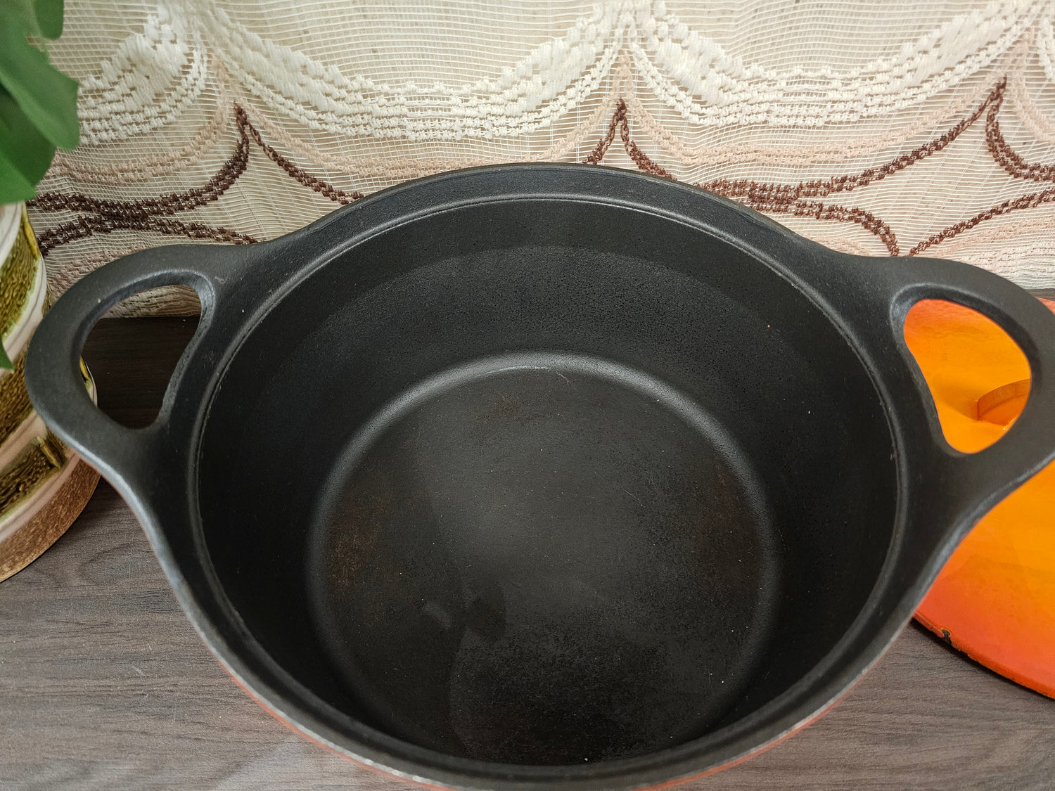 Hackman gietijzeren braadpan oranje 25 cm