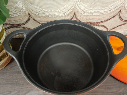 Hackman gietijzeren braadpan oranje 25 cm