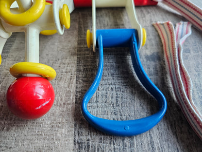 Ambi Toys vintage babygym rood wit