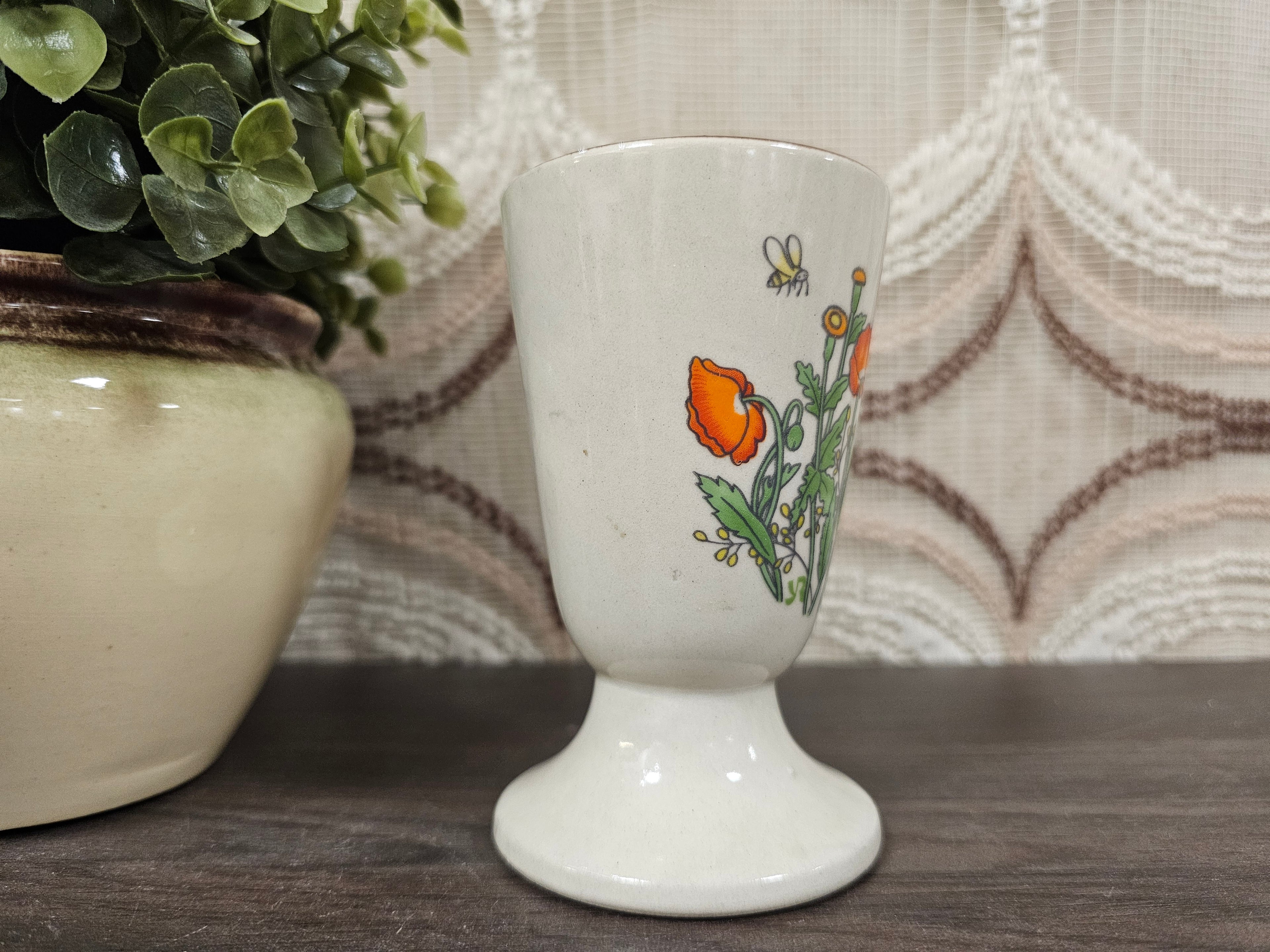 Wildflower vintage beker klaprozen zonder oor