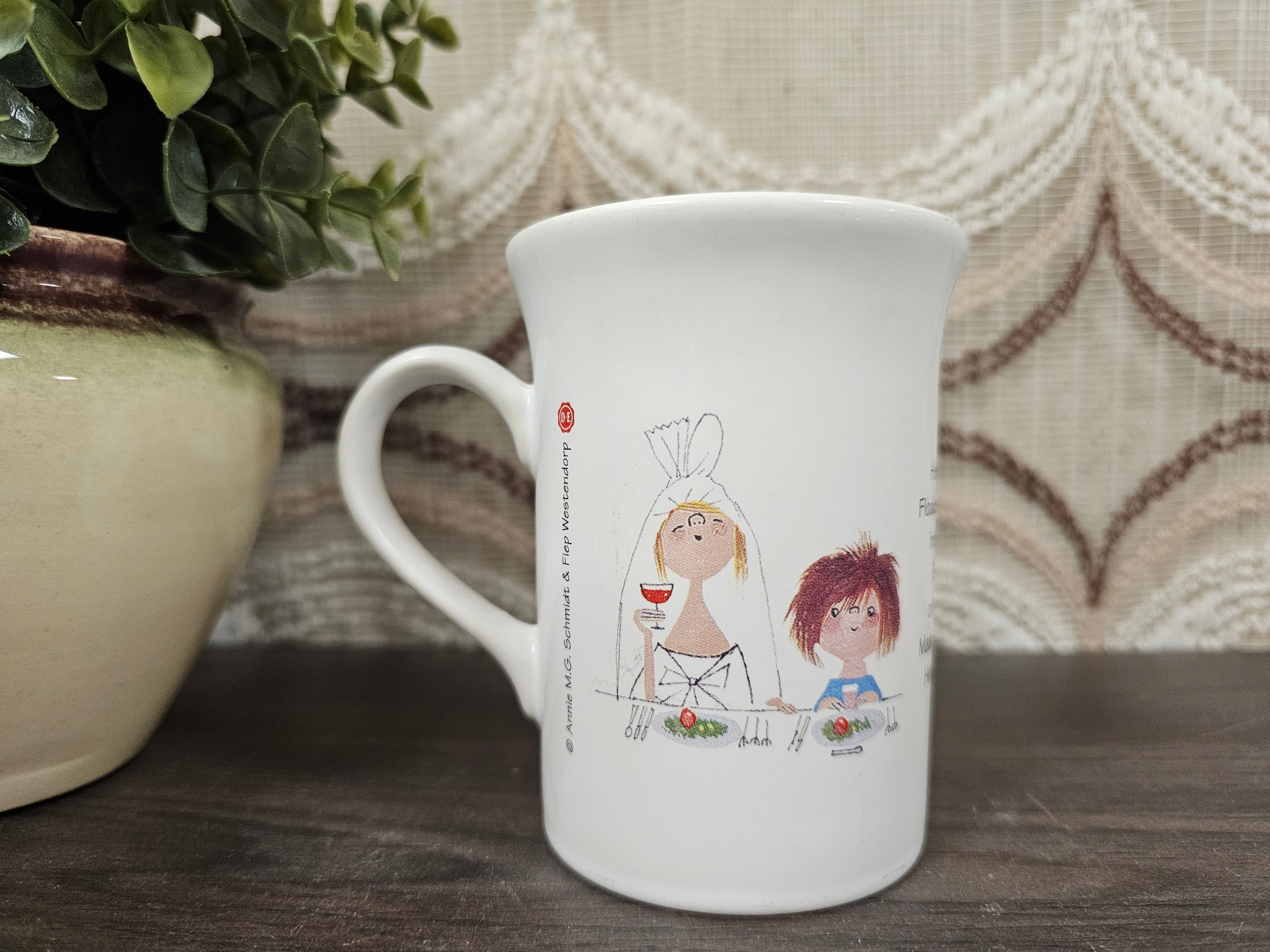 Douwe Egberts mok Floddertje – bruidstaart