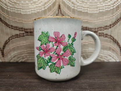 Vintage Becel mok Malva silvestris – Made in England