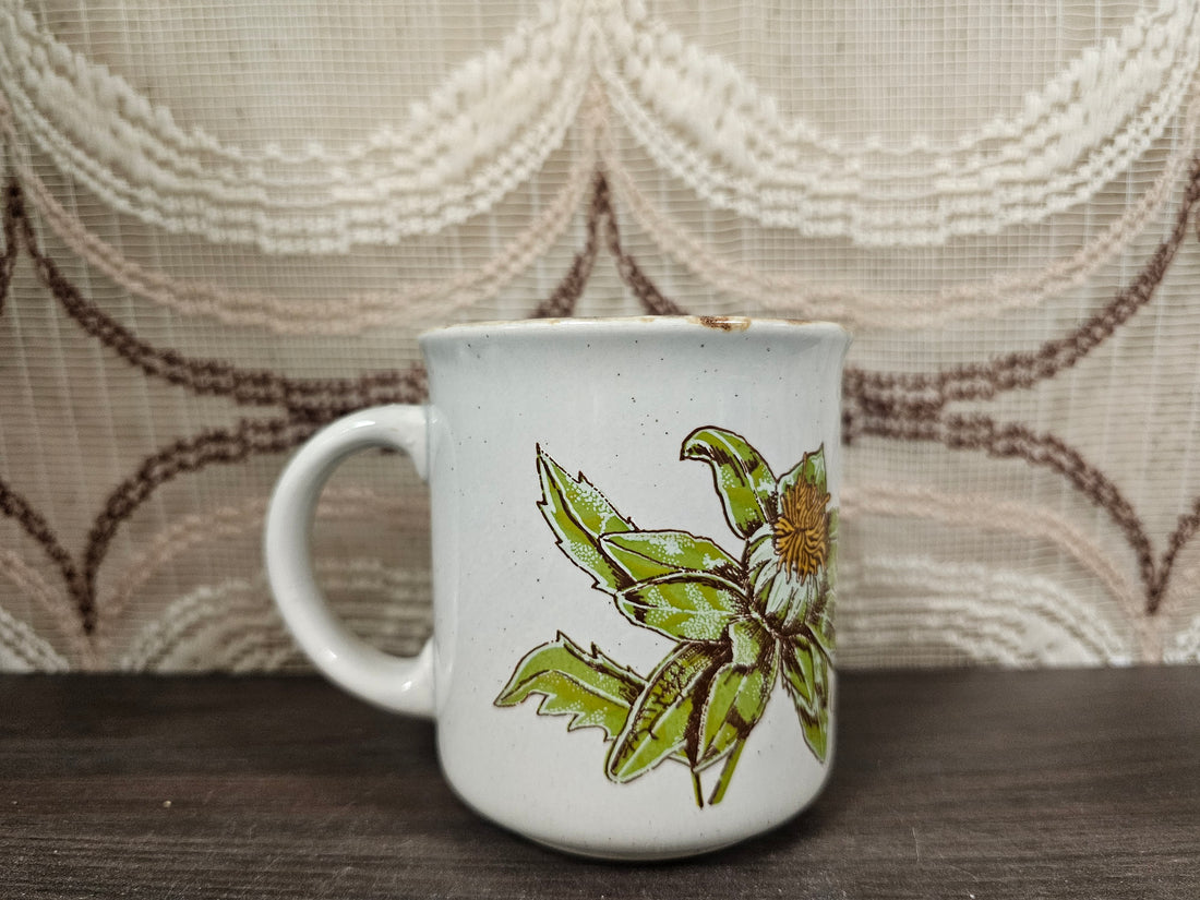 Vintage Becel mok Carthamus tinctorius – Made in England